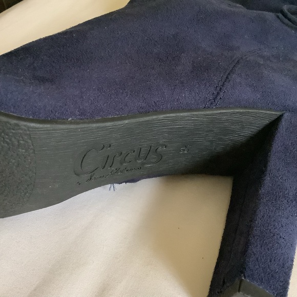 NWOT Sam Edelman Circus Navy Boots - Picture 9 of 10